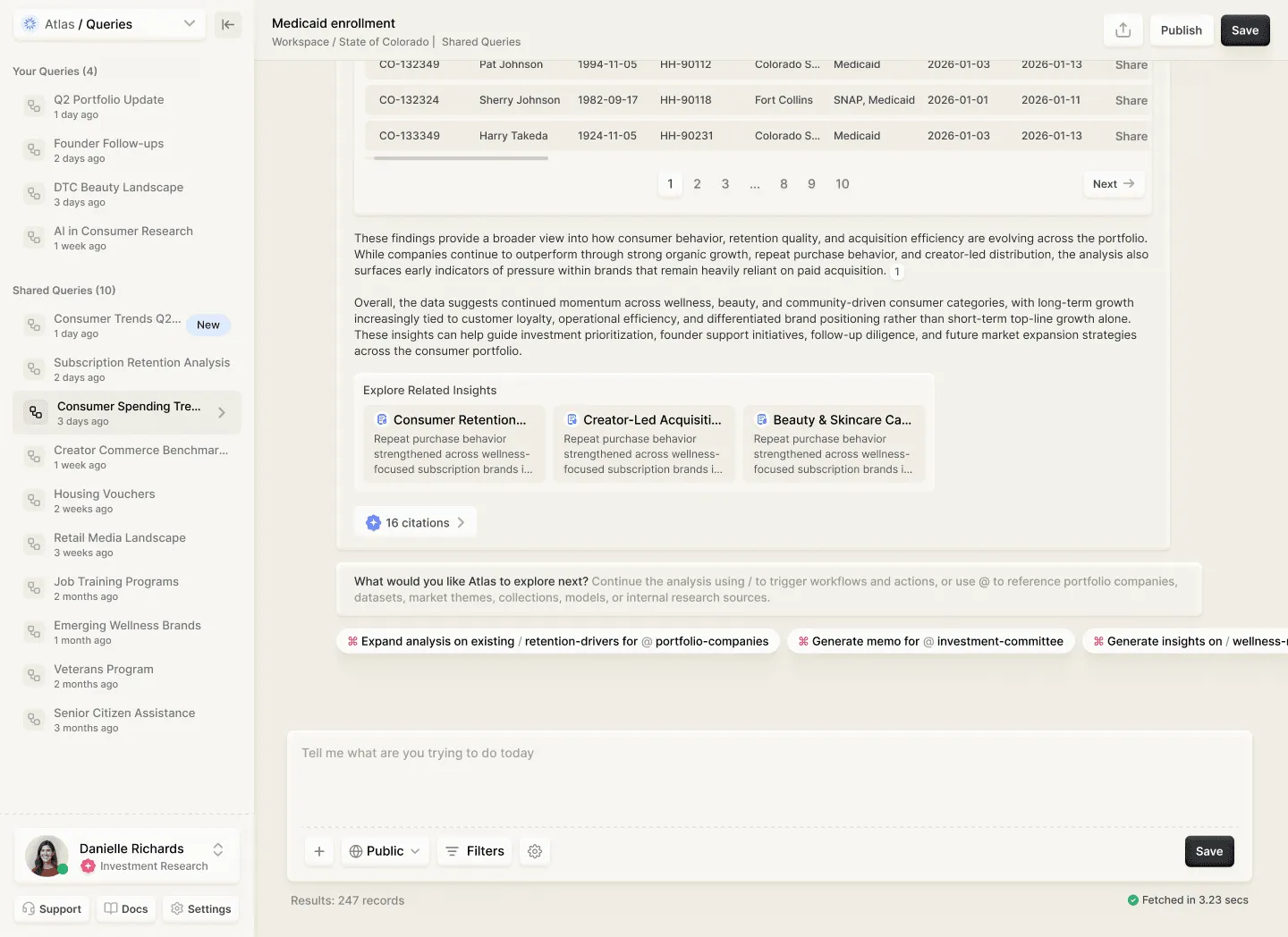 Designing a research platform for PE/VCs where investment data… — image 4