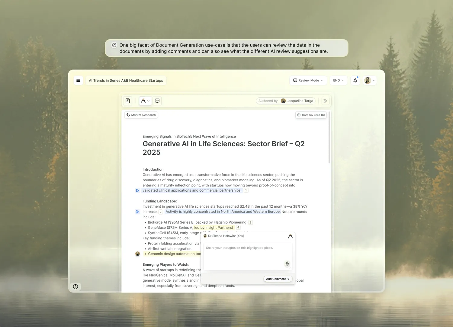 GenAI Knowledge Mining Tool for VC & PE Firms — image 10