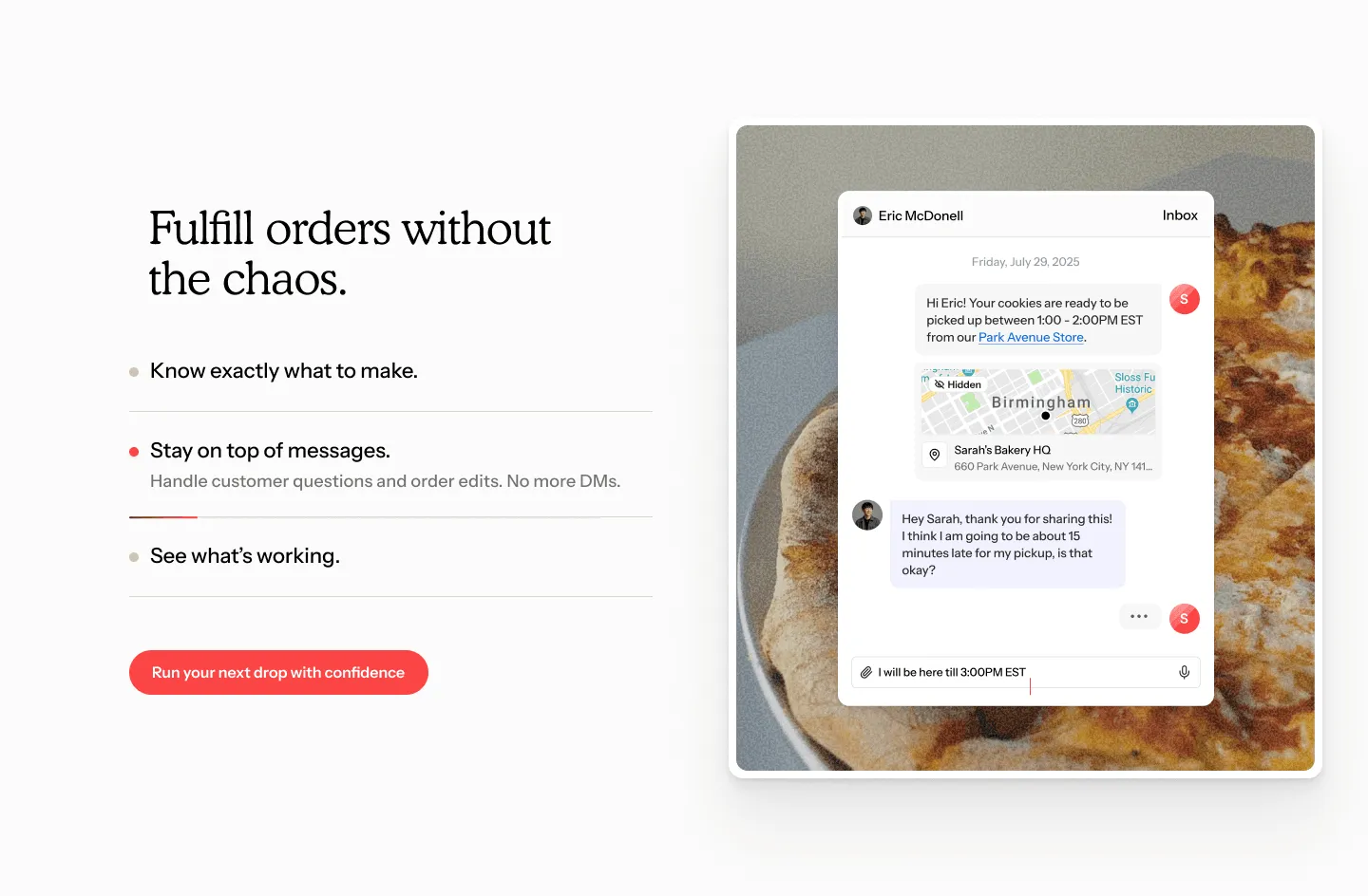 Designing clarity into a new food business model — so the website… — image 10